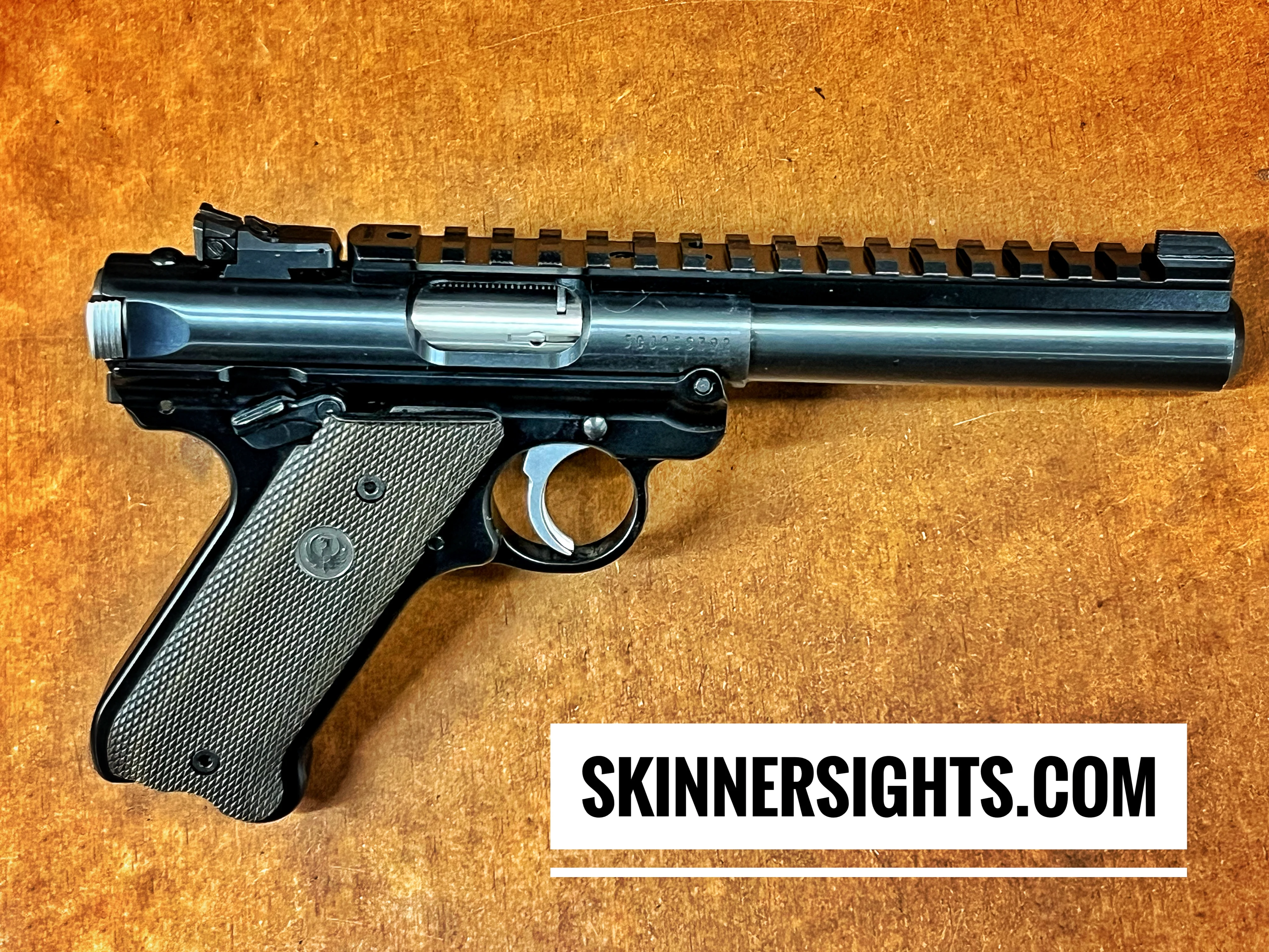 Ruger 22 Auto 5 1/2” Bull Barrel Optics Mount